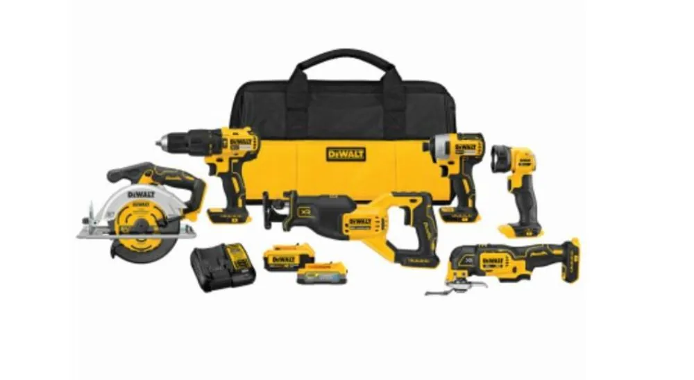 NEW DEWALT 20V MAX Brushless 6-Tool Combo Kit