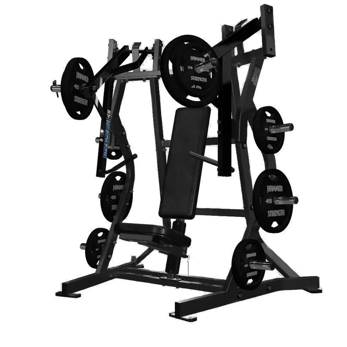 Hammer Strength Iso-Lateral Bench Press plate-loaded chest machine