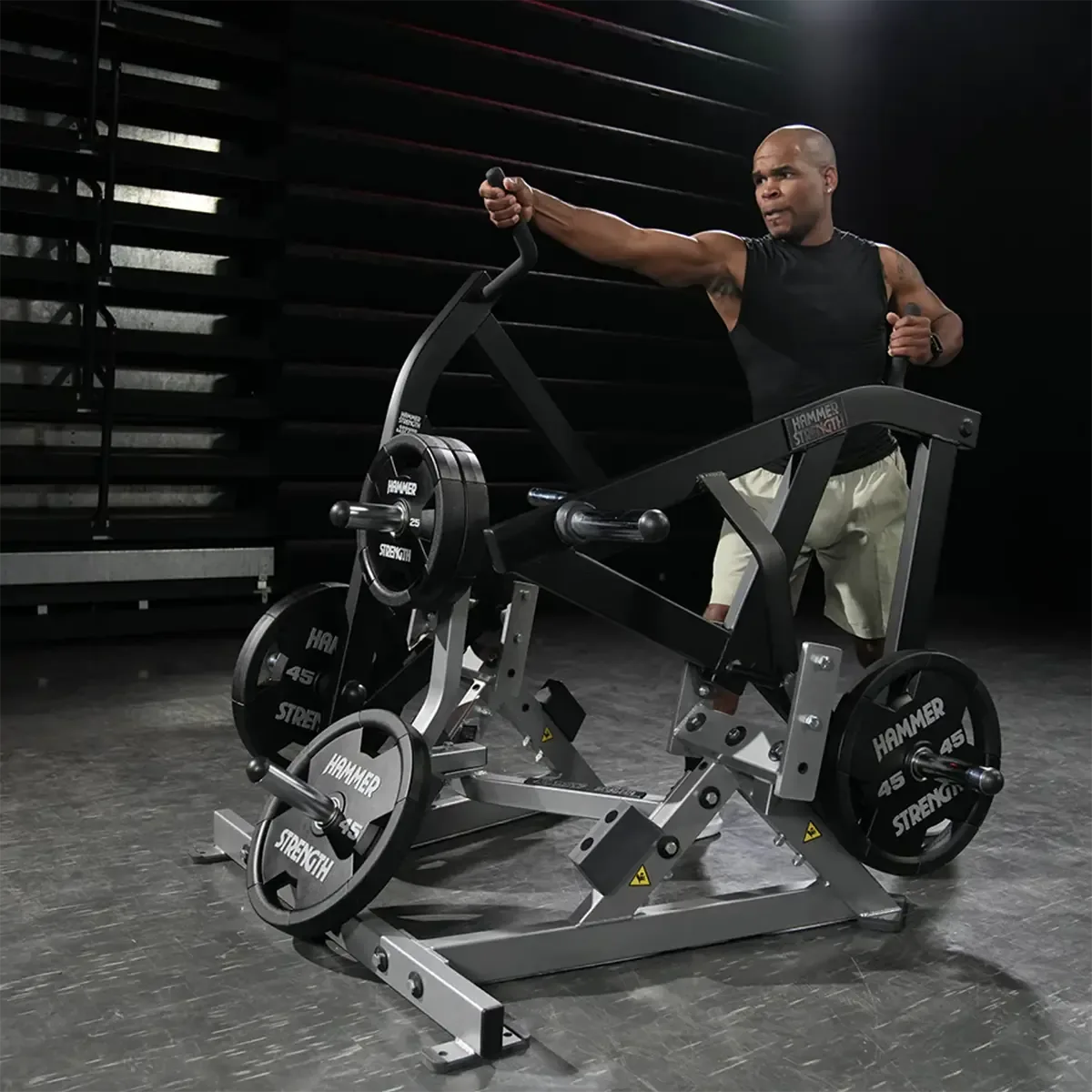 Hammer Strength Plate-Loaded Combo Twist for full-body coordination training