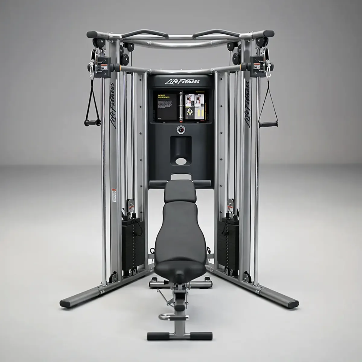 Life Fitness G7 Dual adjustable pulley home gym with bench and accessories