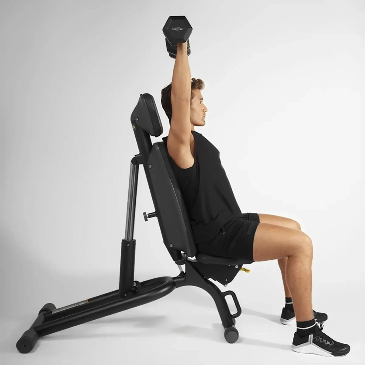Technogym Adjustable workout bench for barbell and dumbbell exercises