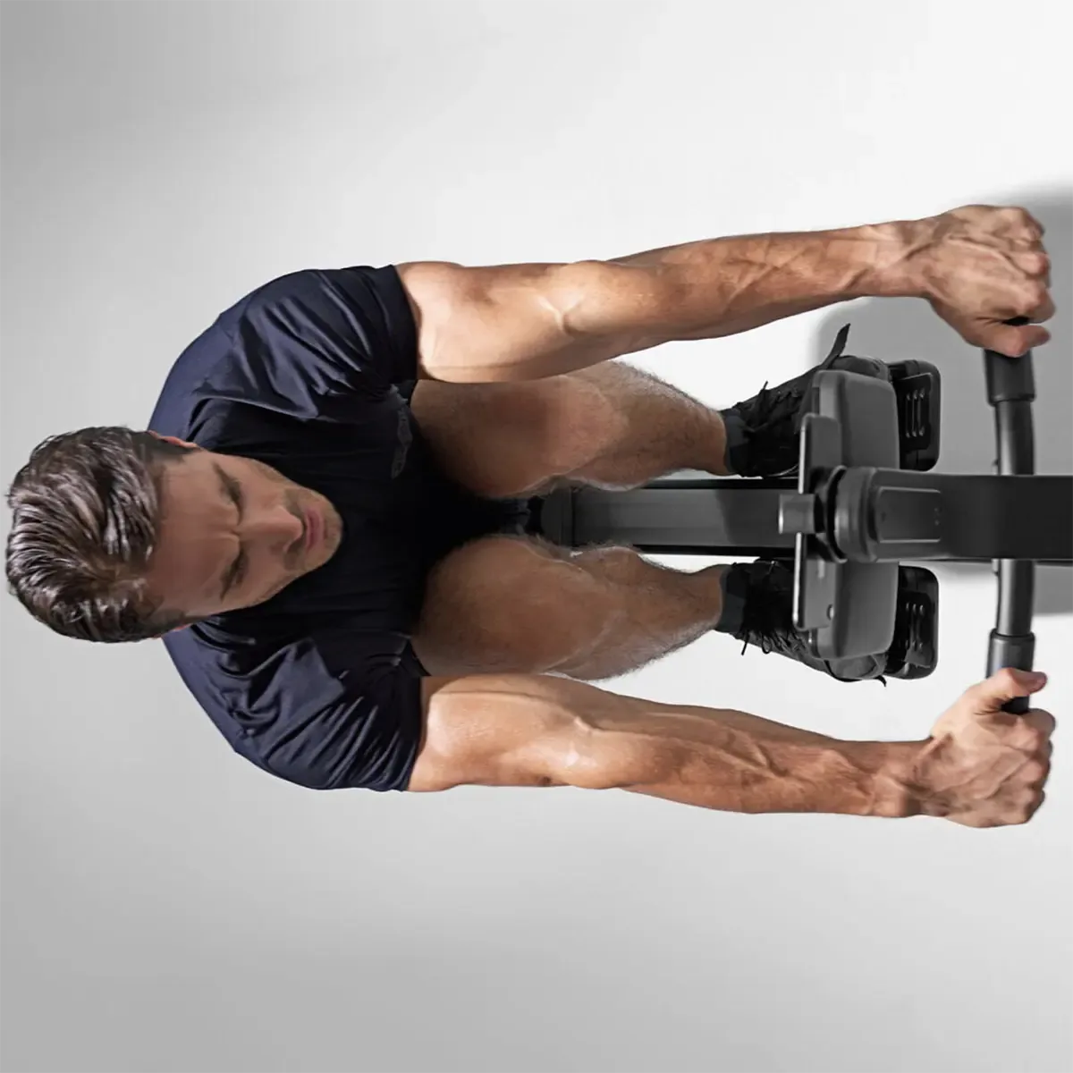 Technogym rower for cardio and power training with Bluetooth connectivity