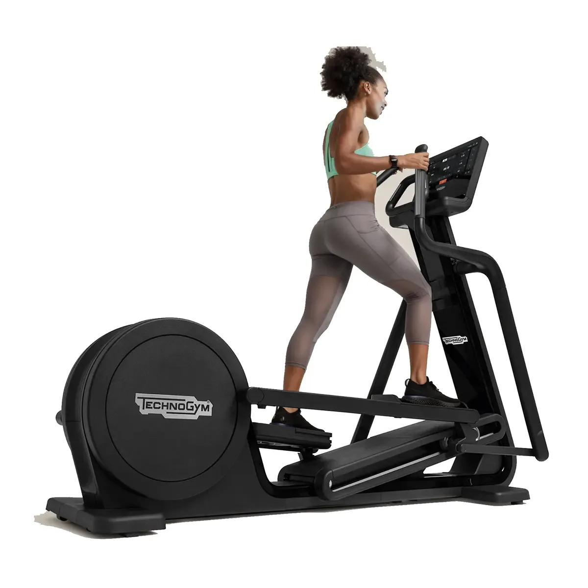 Technogym Artis Synchro Premium elliptical trainer with Quick Ramp incline and ergonomic levers