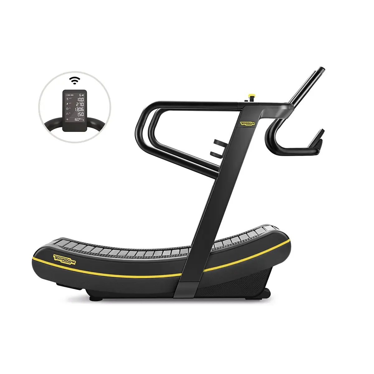 Technogym Skillmill Connect Treadmill with backlit display