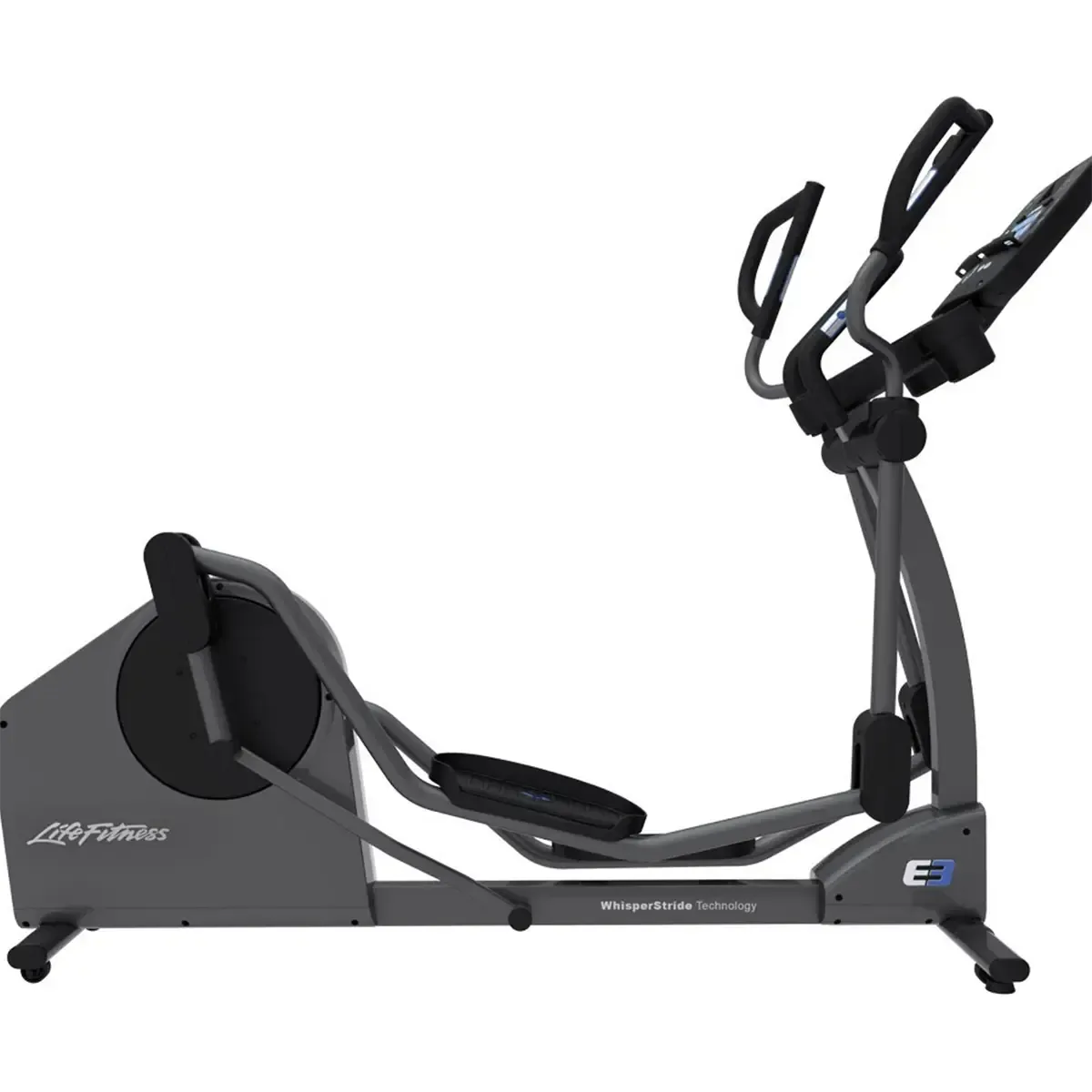 Life Fitness E3 elliptical with multi-grip handles
