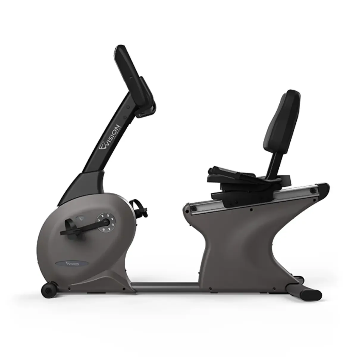 Vision R60 Recumbent exercise bike with step-through frame and adjustable seat