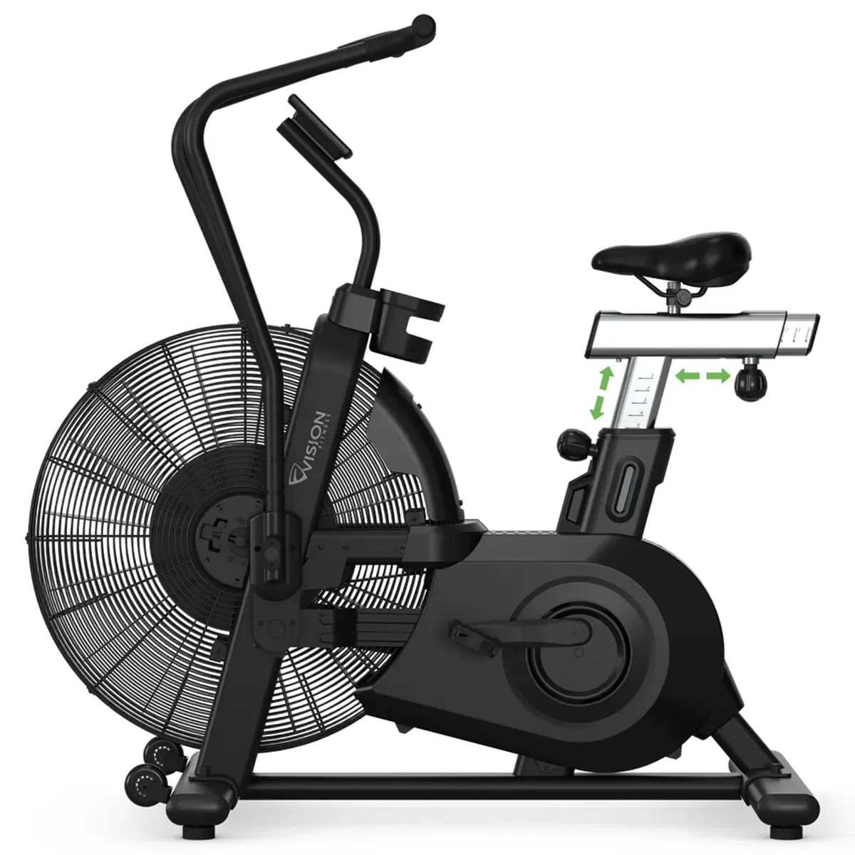 Vision AB700 Air resistance exercise bike with belt-drive system and adjustable seat