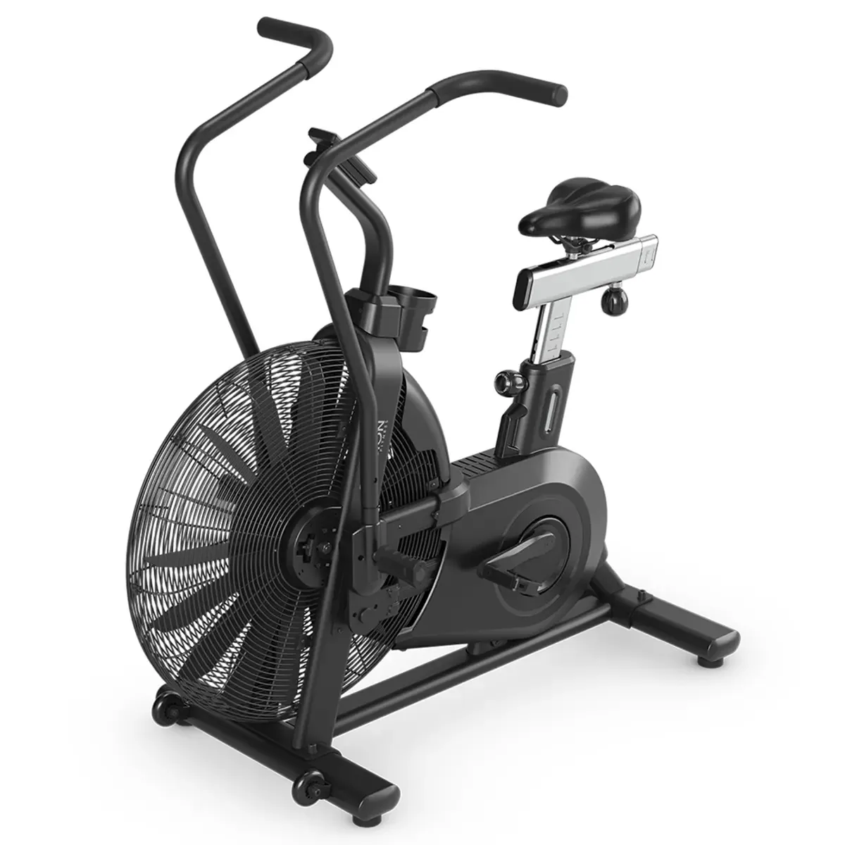 Vision AB700 Vision air bike with wide anti-slip pedals and transport wheels