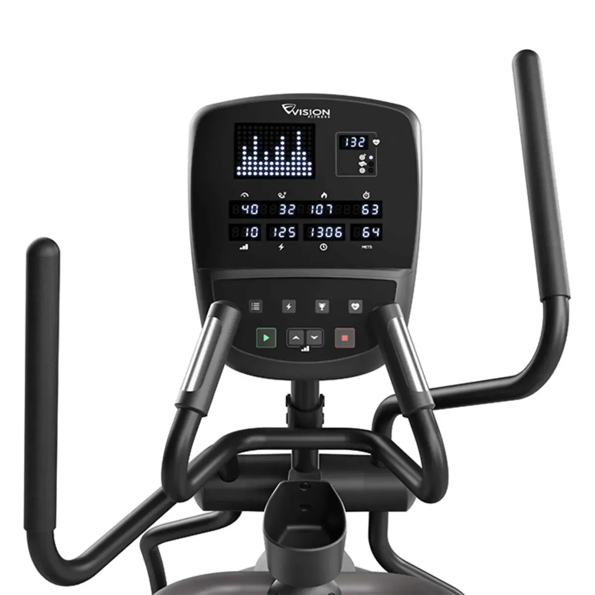 white LED console for Vision S60 Suspension Elliptical