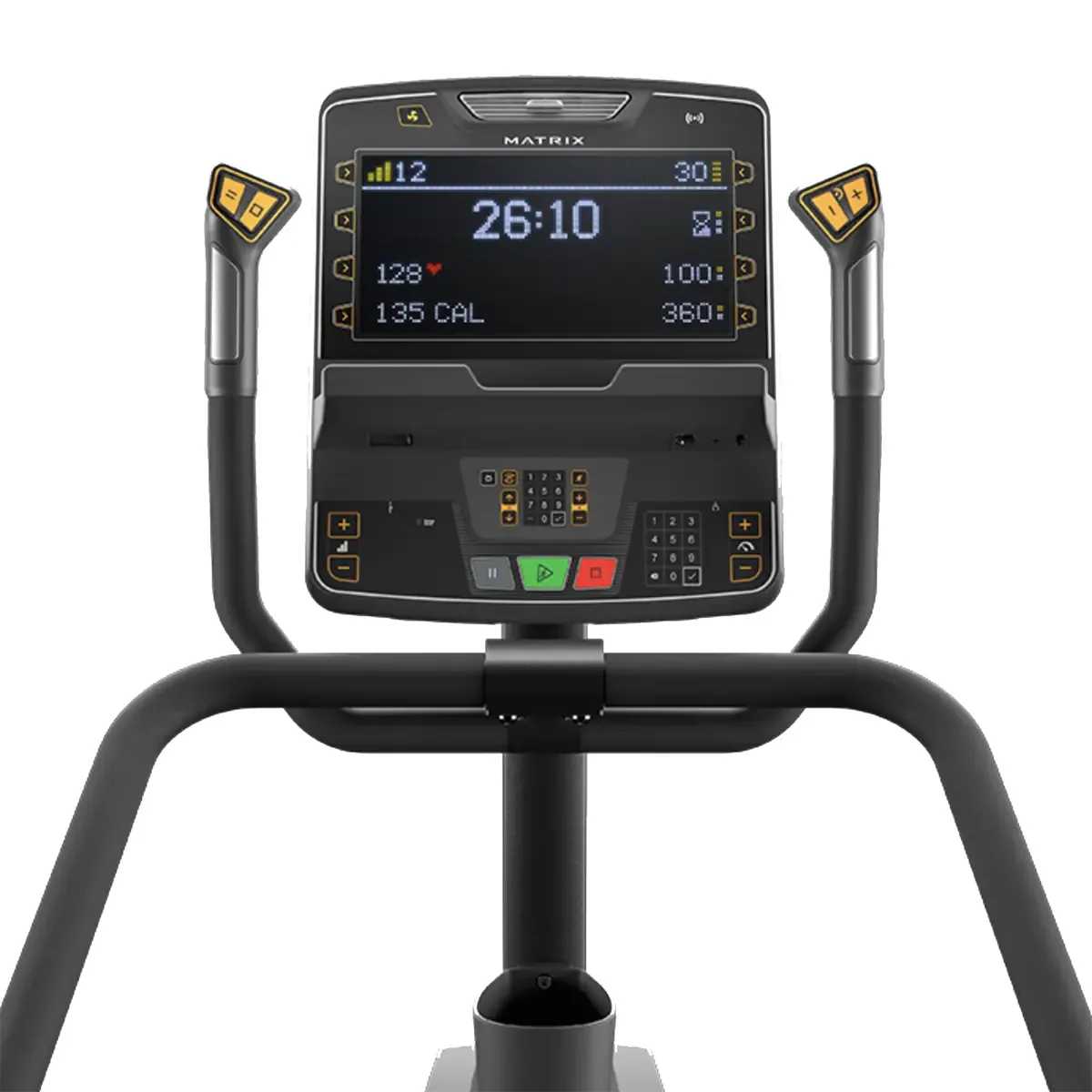 multi-color LED console for Matrix Endurance Premium LED Stepper