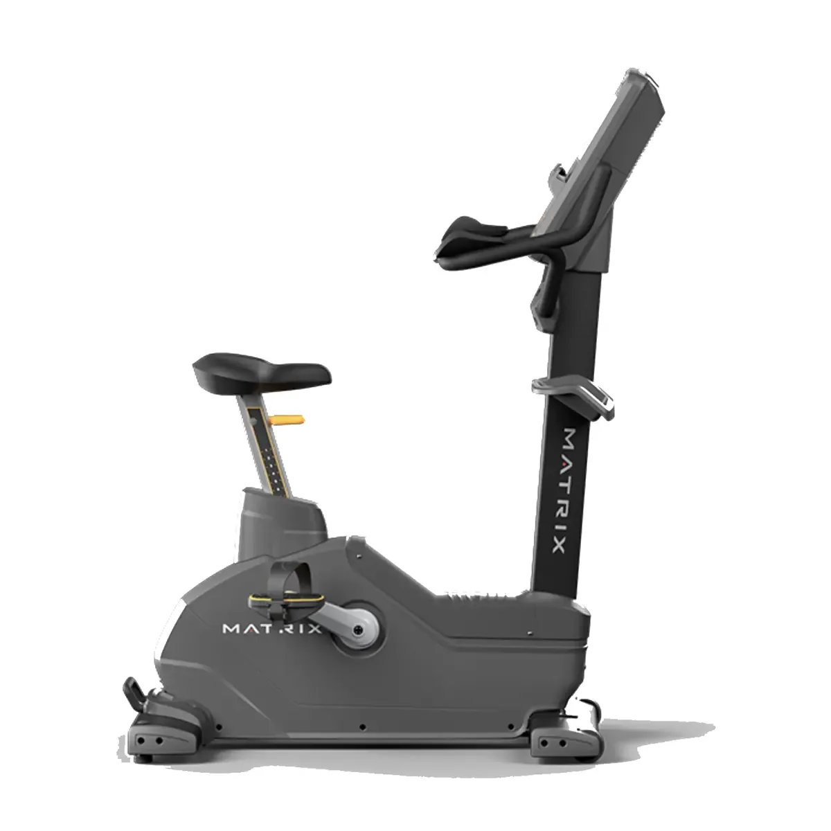 Matrix Endurance GT LED Commercial upright bike with racing design handlebars and elbow support