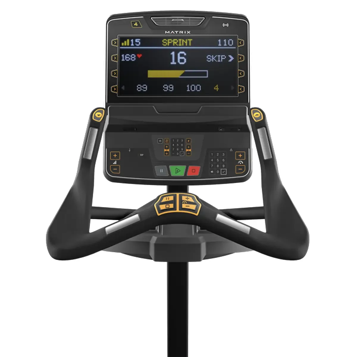 Matrix Performance Premium LED Upright cycle for heart rate and interval training