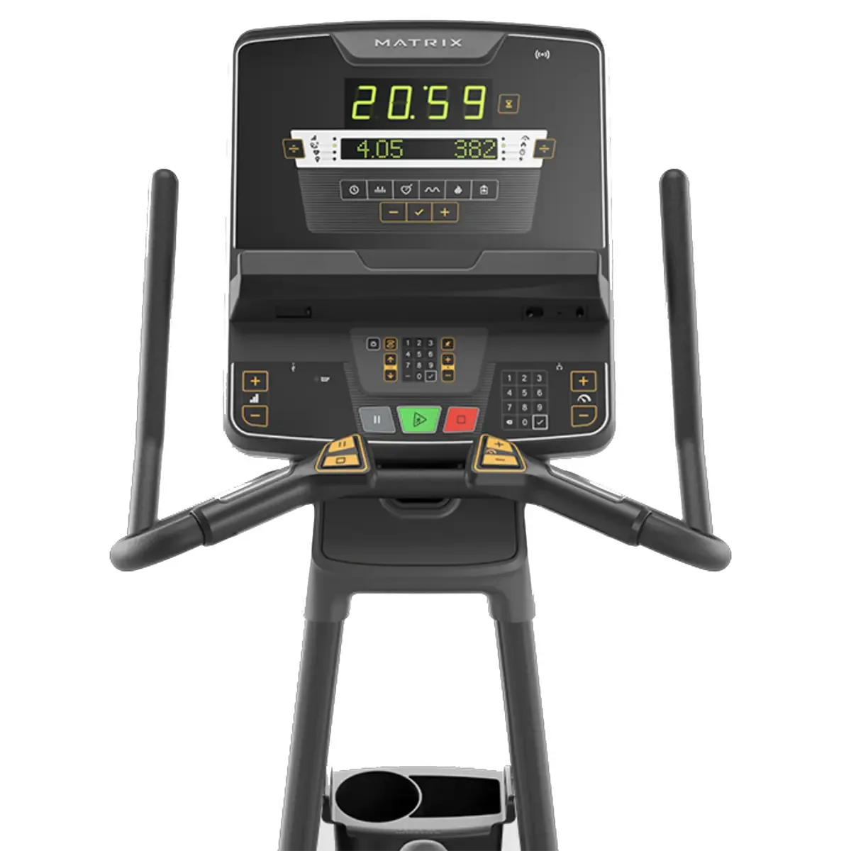 Matrix upright cycle for low-impact cardio training