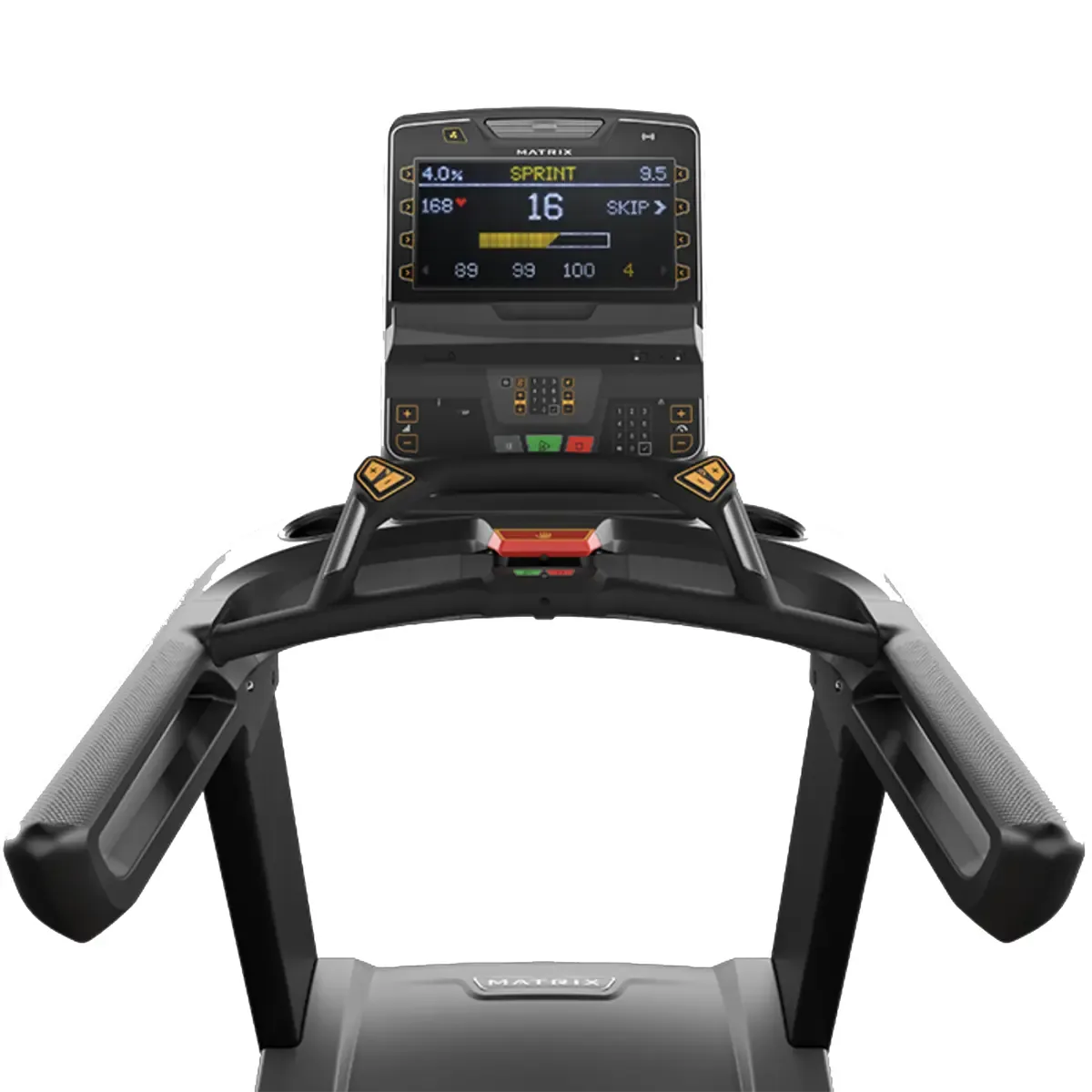 Performance training on Matrix Premium LED treadmill