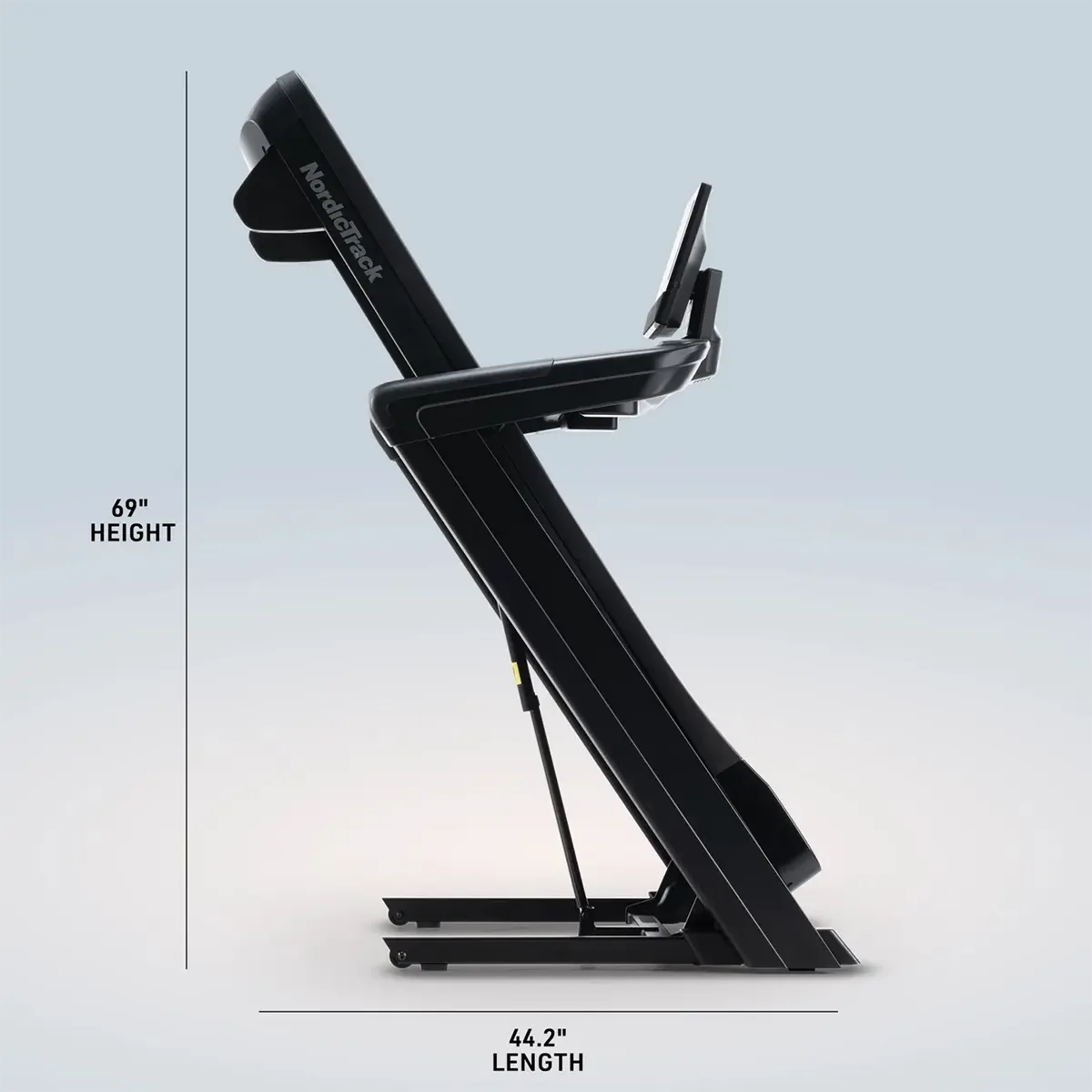 Home workout on NordicTrack treadmill with iFIT support