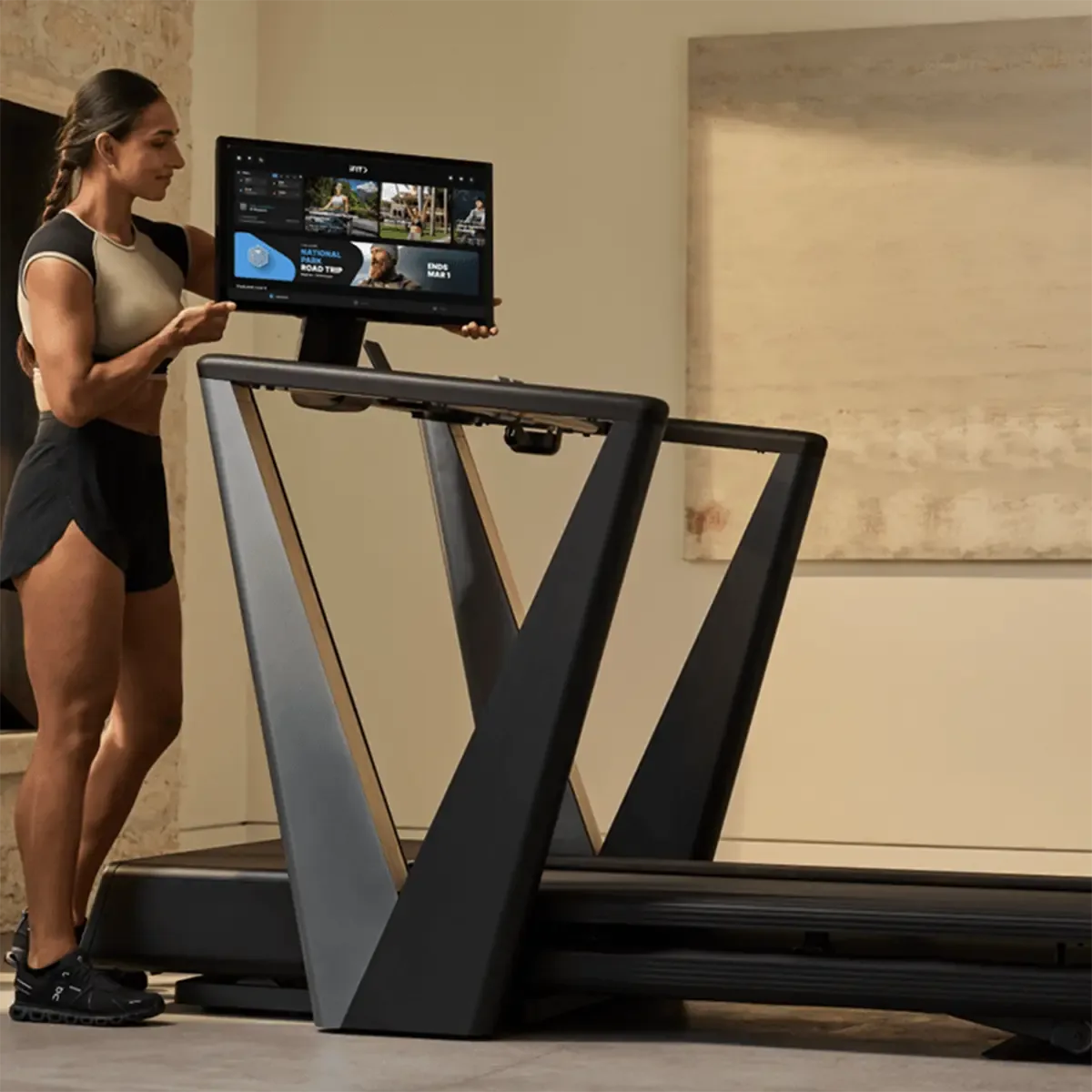 NordicTrack premium treadmill with incline and decline training