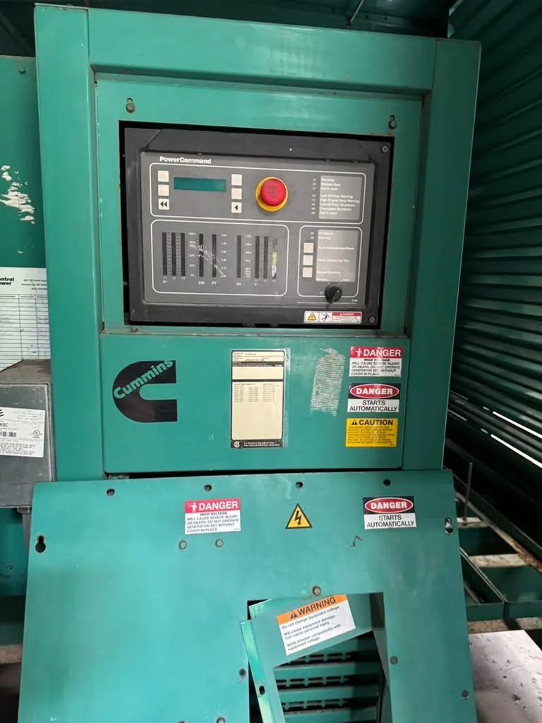 Cummins GTA38 – 600KW Natural Gas Powered Generator Set