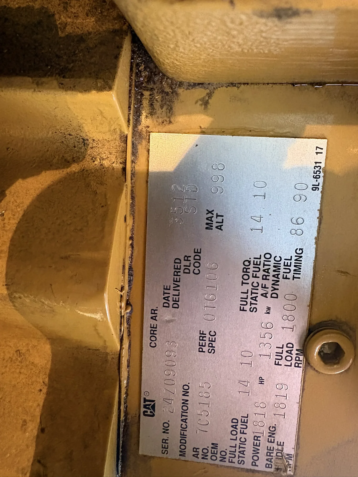 Caterpillar 3512 – 1250KW Enclosed Diesel Generator Set (2 AVAILABLE)