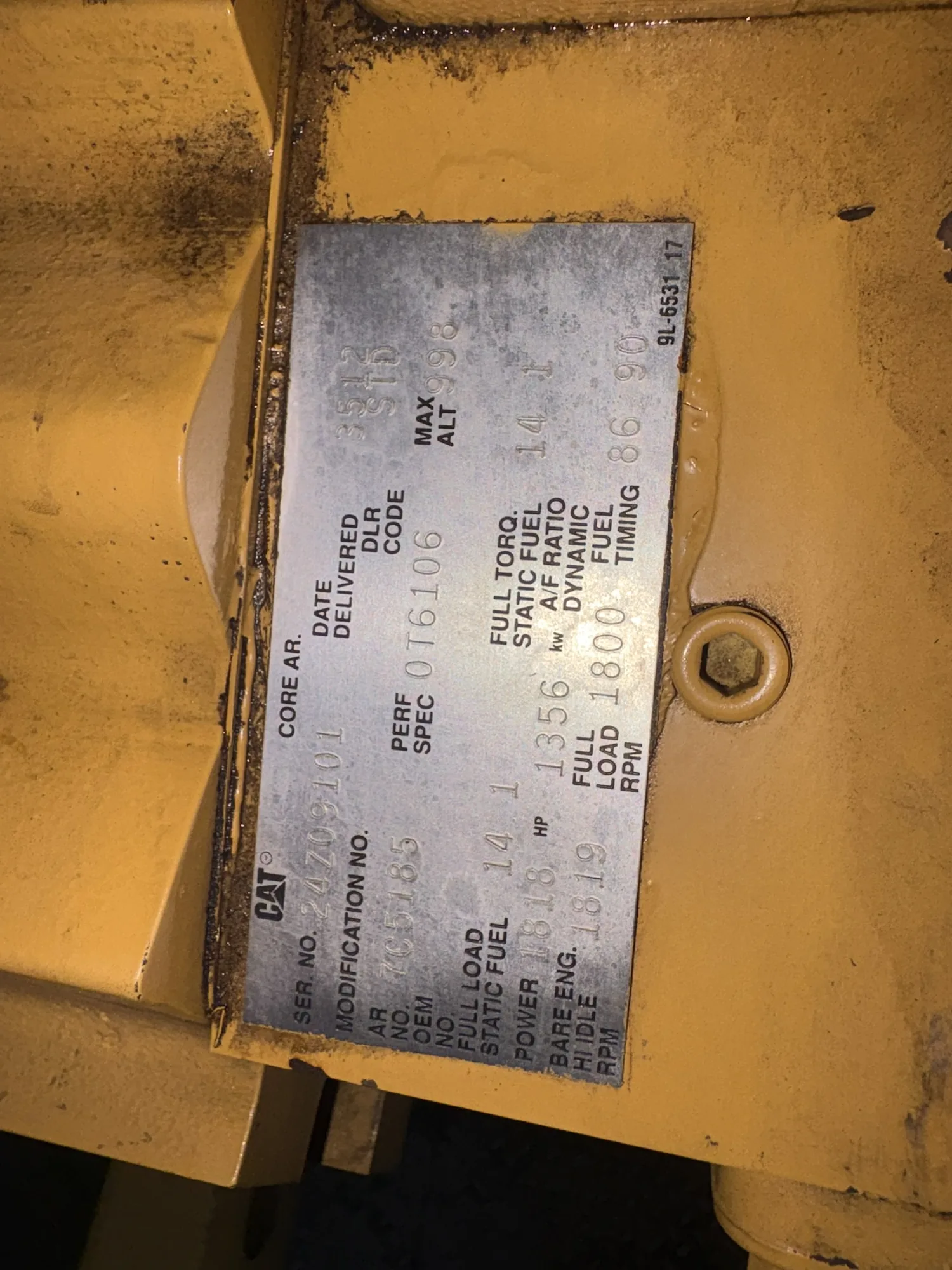 Caterpillar 3512 – 1250KW Enclosed Diesel Generator Set (2 AVAILABLE)