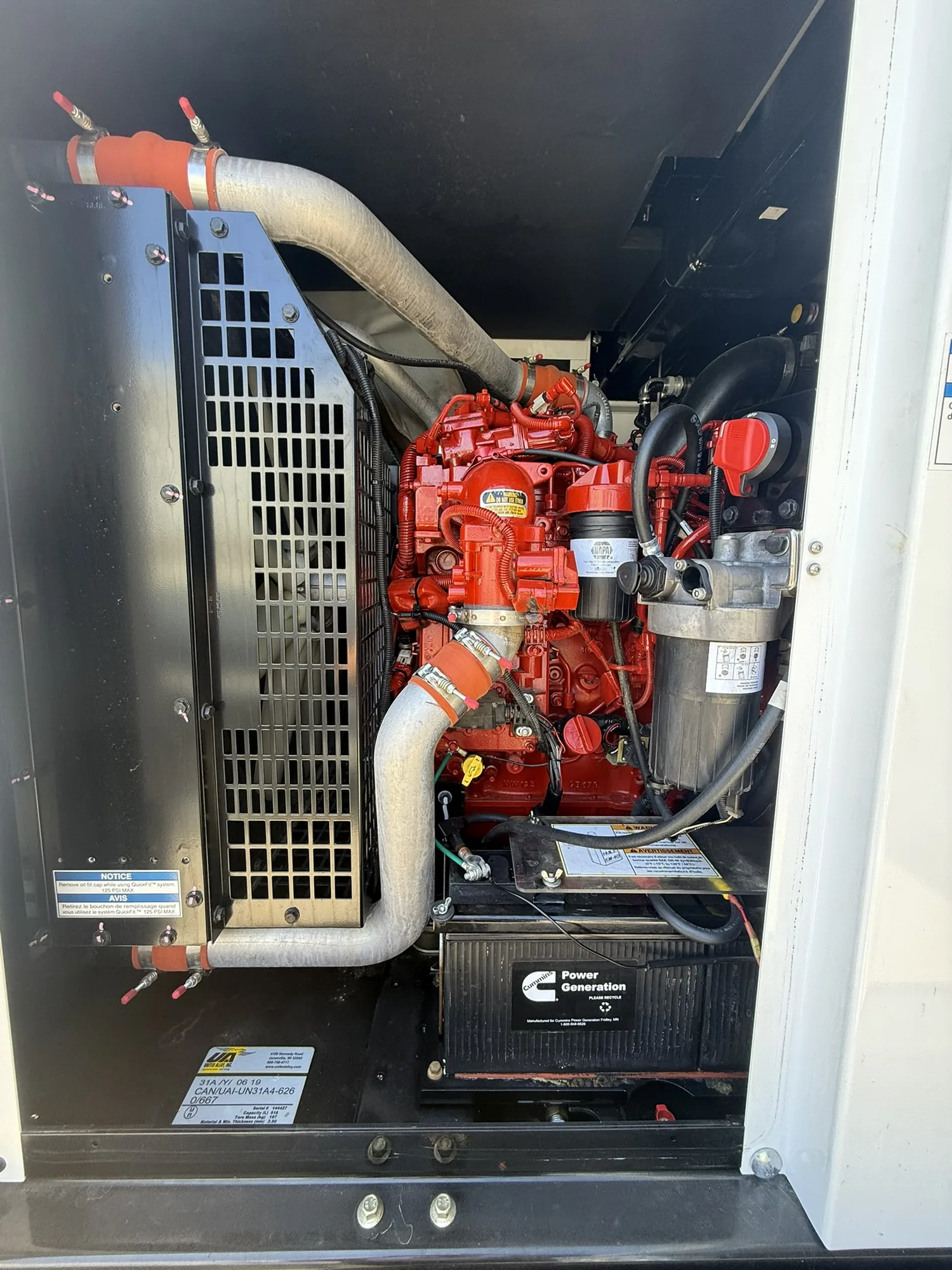 Cummins C100D2RE – 100KW Tier 4 Final Rental Grade Portable Diesel Generator Set