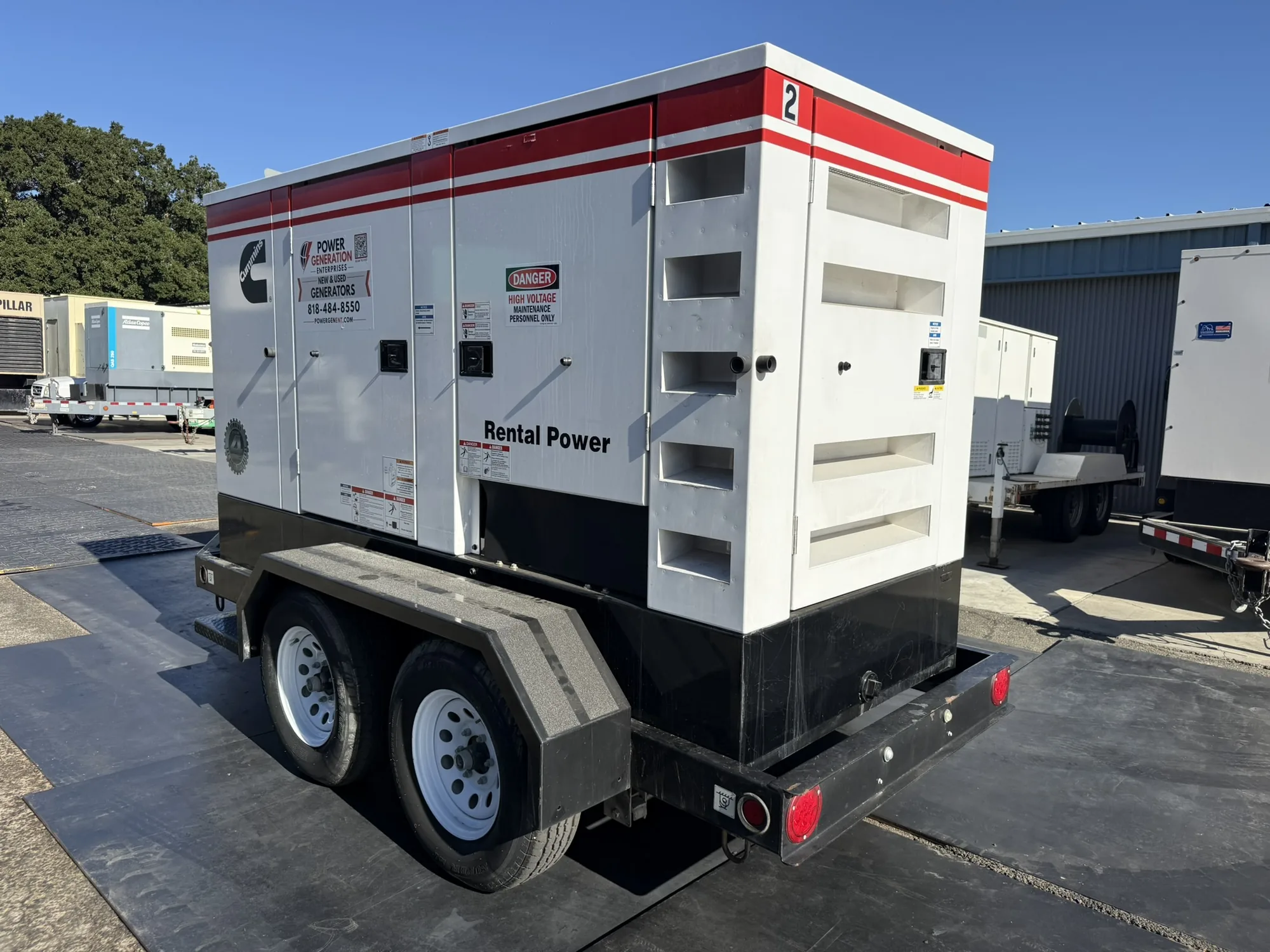 Cummins C100D2RE – 100KW Tier 4 Final Rental Grade Portable Diesel Generator Set