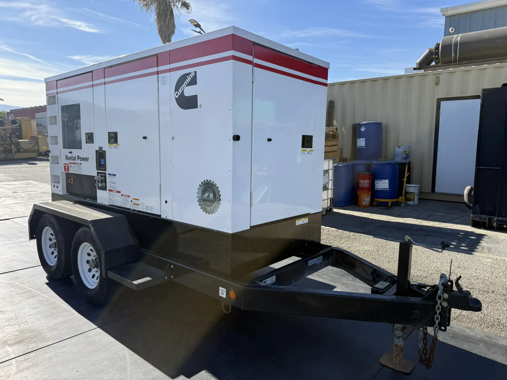 Cummins C100D2RE – 100KW Tier 4 Final Rental Grade Portable Diesel Generator Set