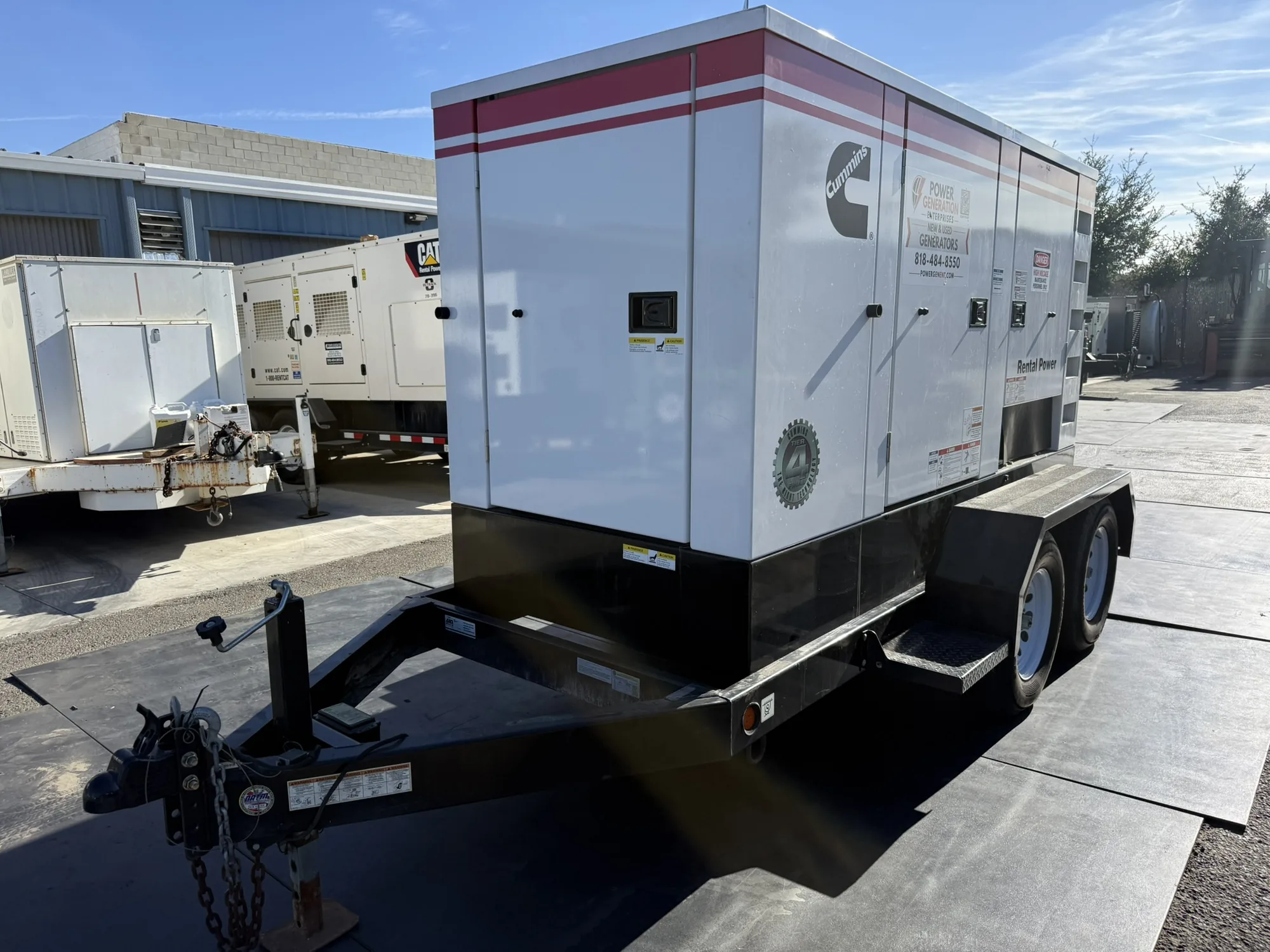 Cummins C100D2RE – 100KW Tier 4 Final Rental Grade Portable Diesel Generator Set