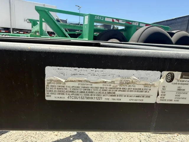 16′ Tandem Axle Equipment / Generator Trailer – 12,000 LB GVWR (2 Available)