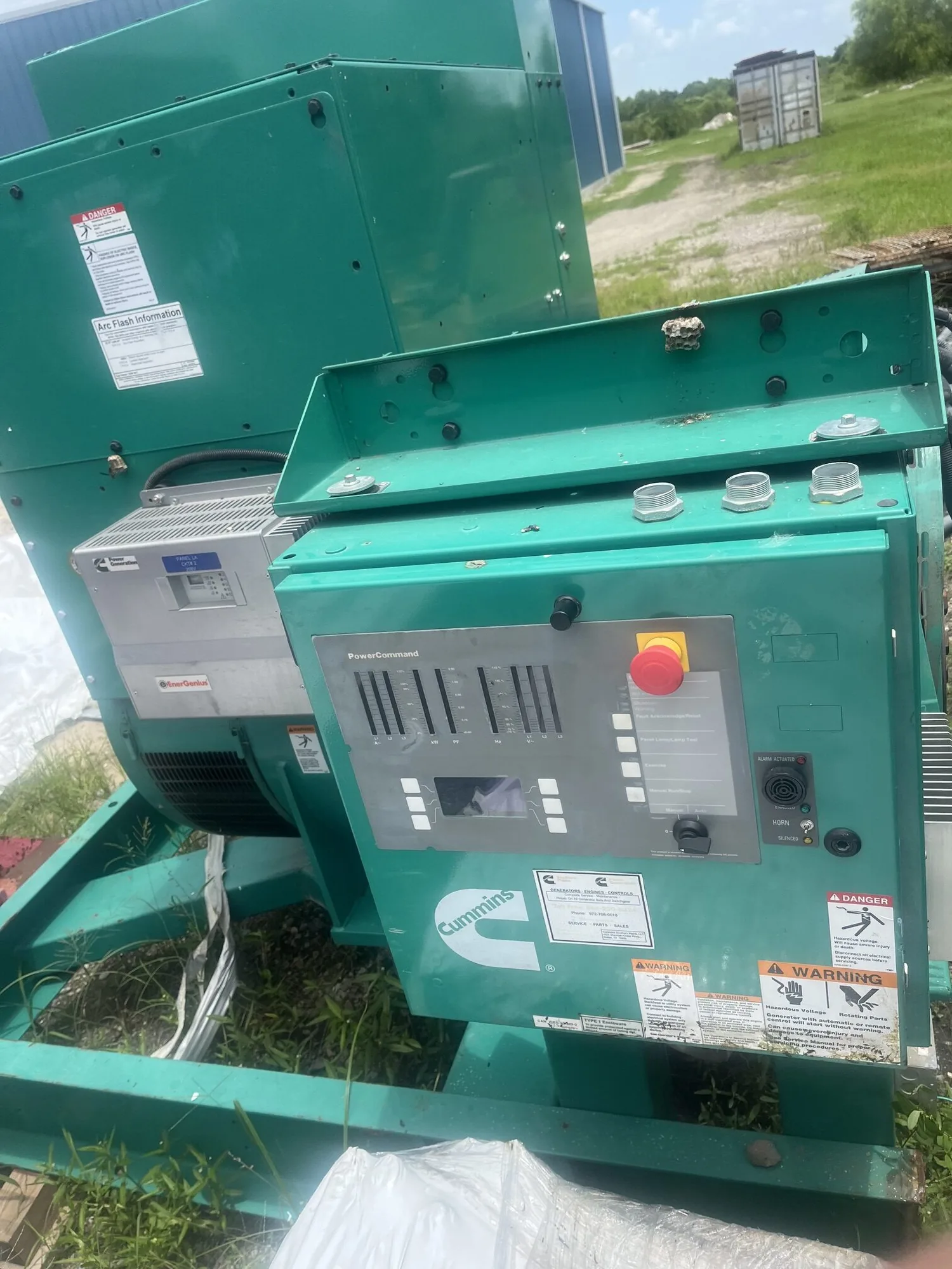 Stamford PI743B Generator End With PowerCommand Digital Panel