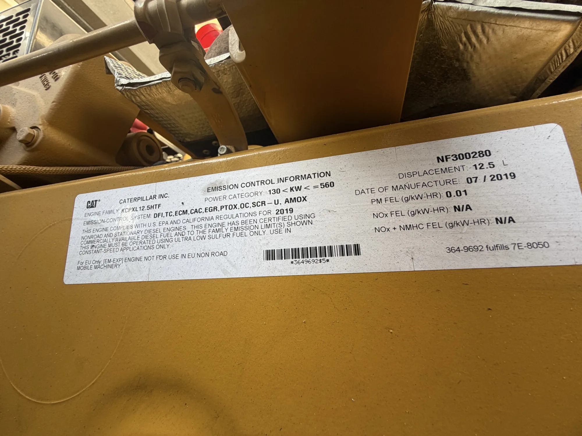 Caterpillar XQ425 – 375KW Tier 4 FINAL/CARB Rental Grade Power Module