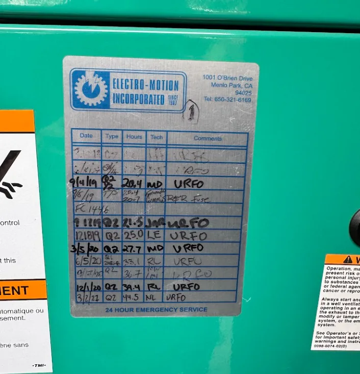 Cummins DFEK / QSX15 – 500KW Tier 2 Diesel Generator Set