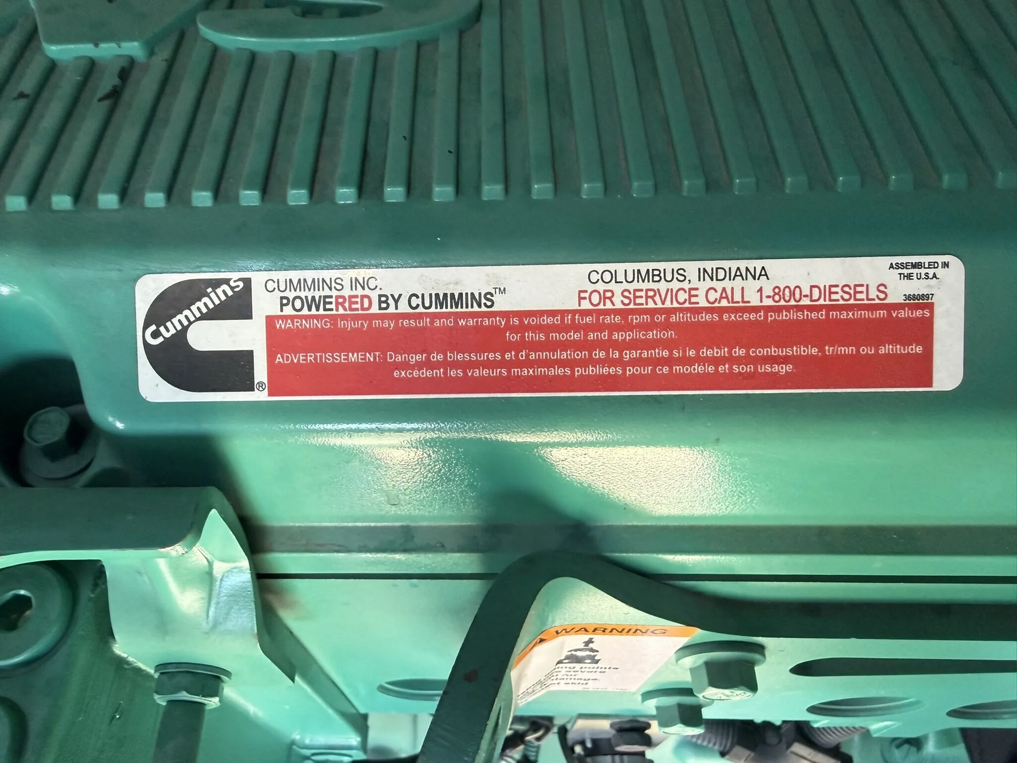 Cummins DFEK / QSX15 – 500KW Tier 2 Diesel Generator Set