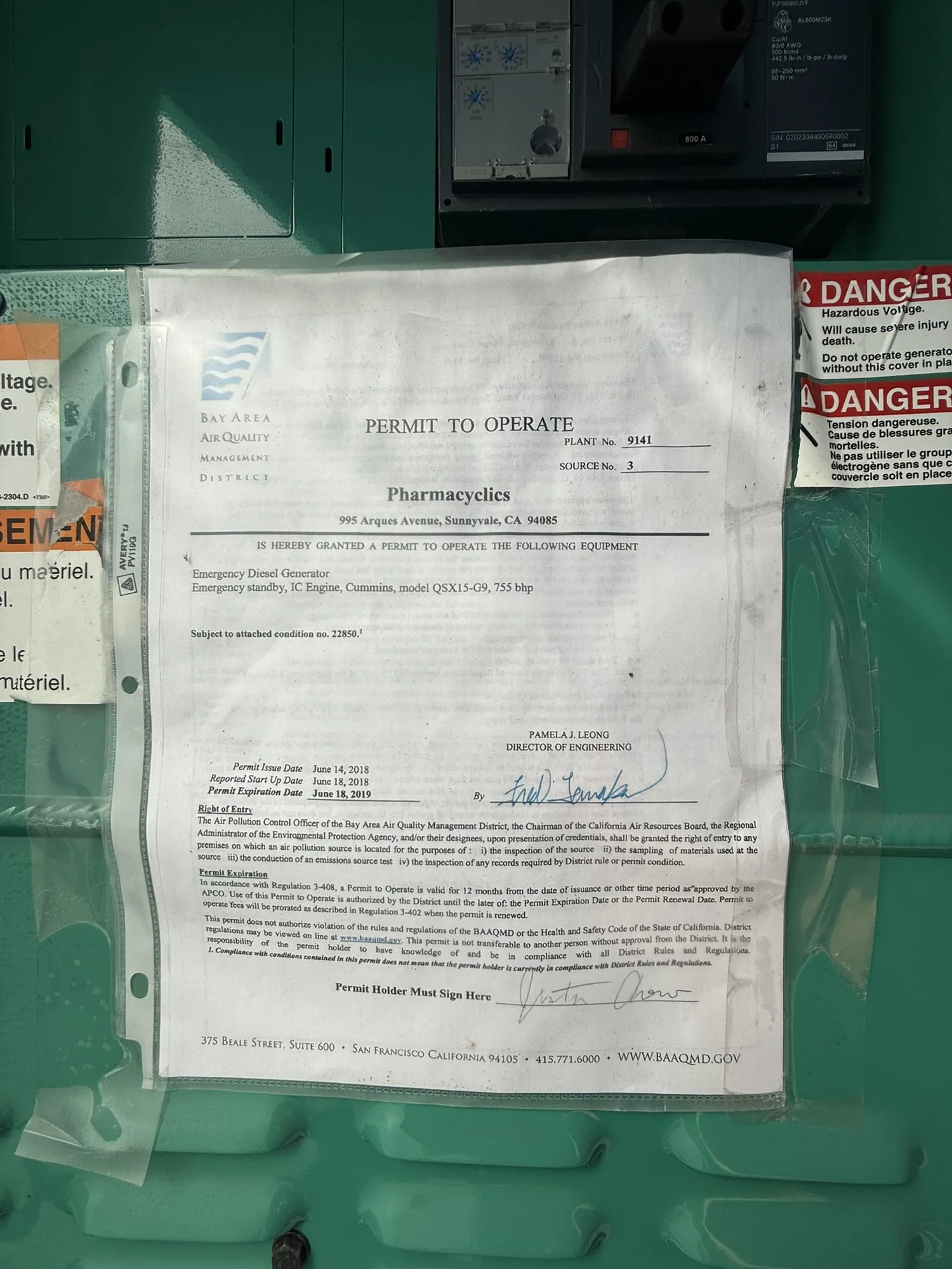 Cummins DFEK / QSX15 – 500KW Tier 2 Diesel Generator Set