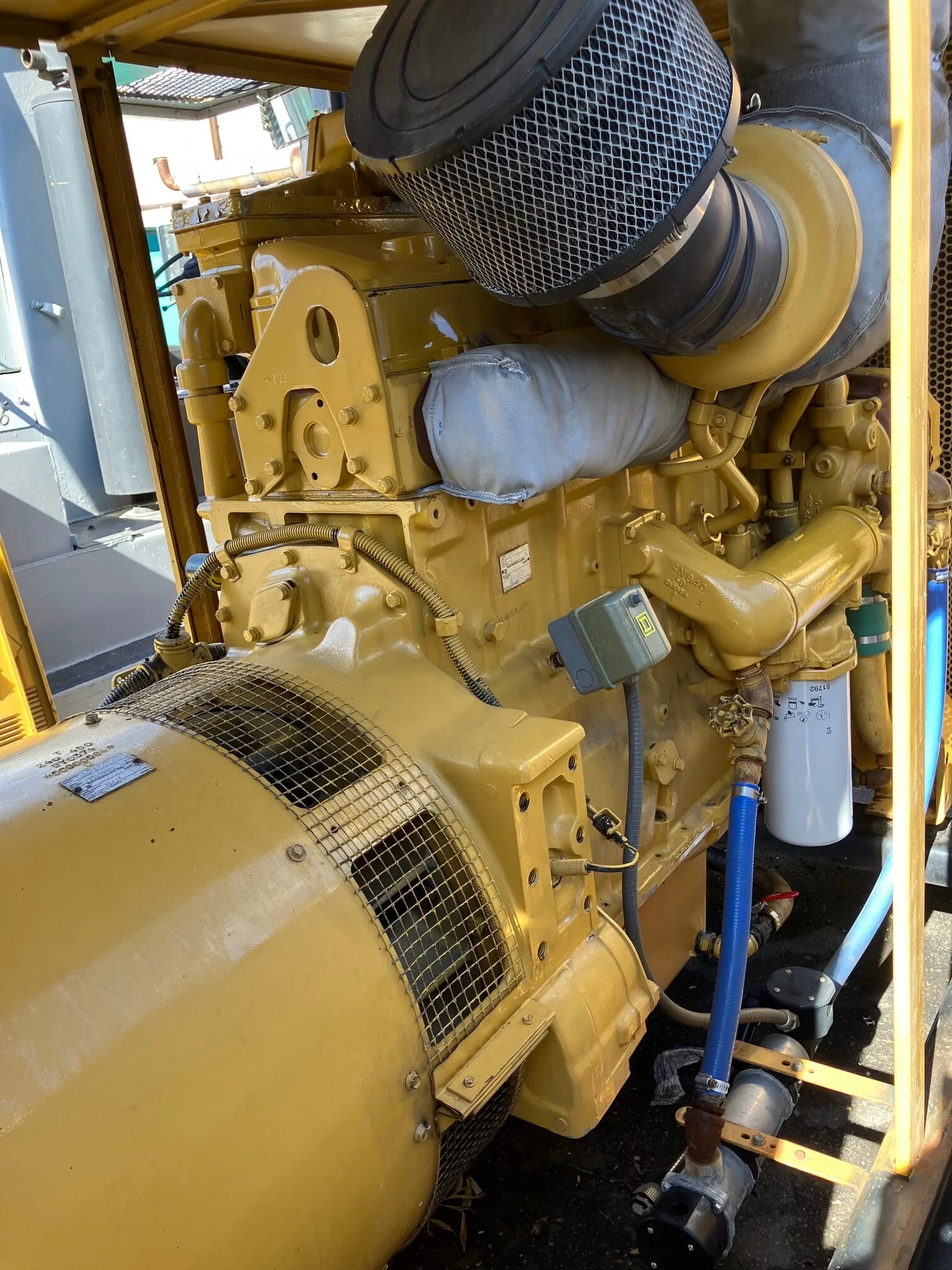 Caterpillar 3406B – 350KW Enclosed Diesel Generator Set