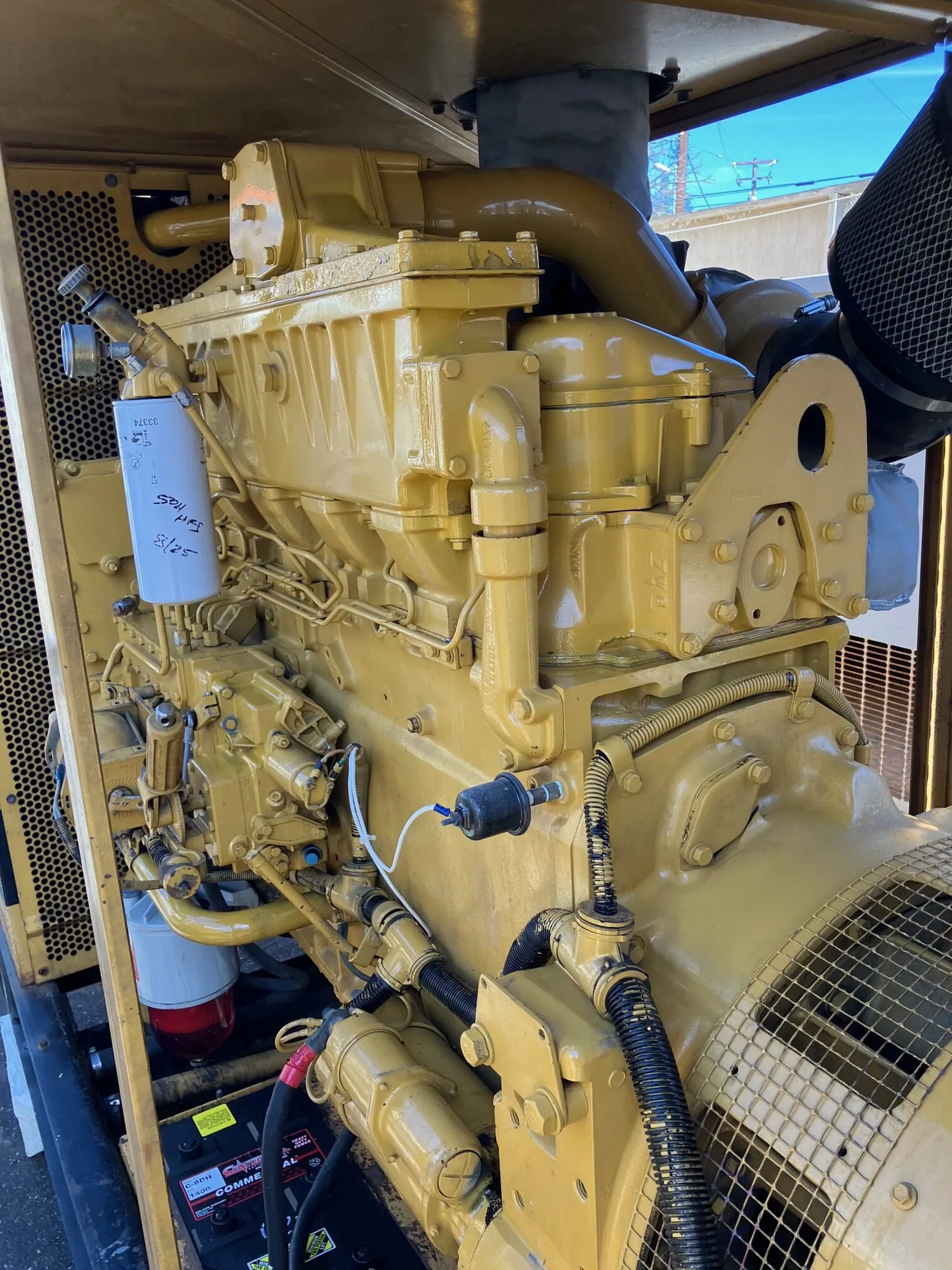 Caterpillar 3406B – 350KW Enclosed Diesel Generator Set