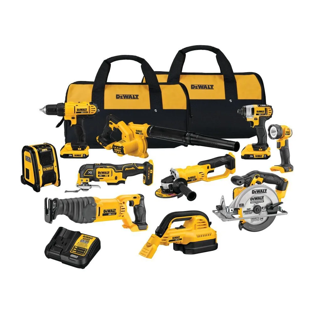 DEWALT 20V MAX 10 Tool Combo Kit