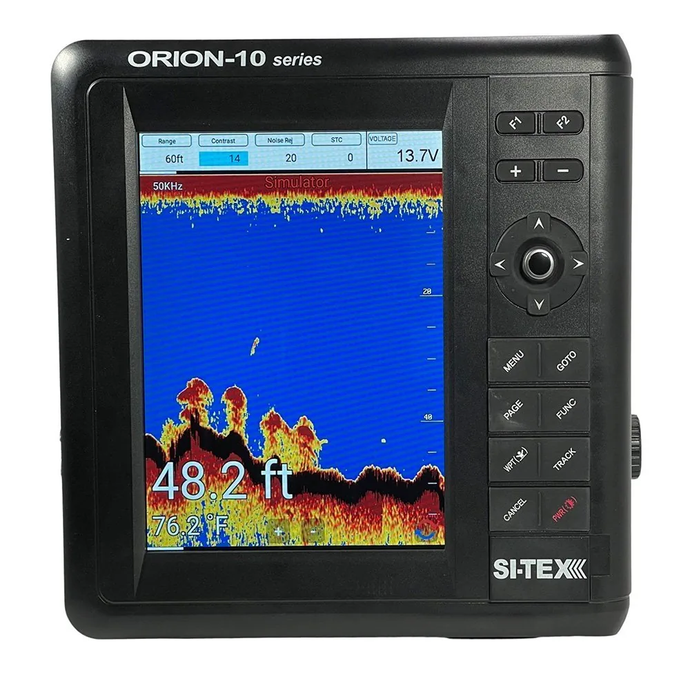 SI-TEX 10 Chartplotter/Sounder Combo w/Internal GPS & C-MAP 4D Card