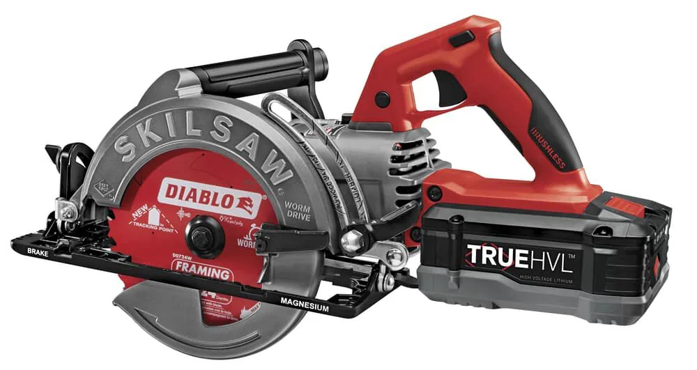NEW SKILSAW 7 1/4in TRUEHVL Worm Drive Saw Kit Diablo Blade