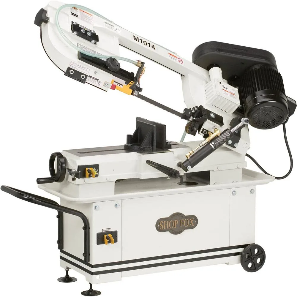 NEW Shop Fox 7 Inch x 12 Inch Metal Cutting Bandsaw 110/220V 1HP 1 Phase