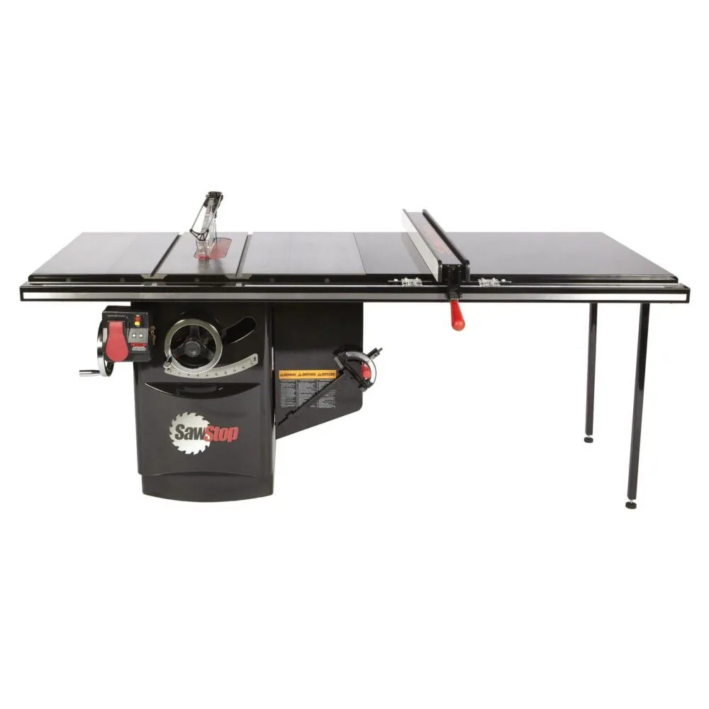 NEW Sawstop 10 Inch 3 HP 52 Inch Industrial Cabinet Saw 230V Single Phase