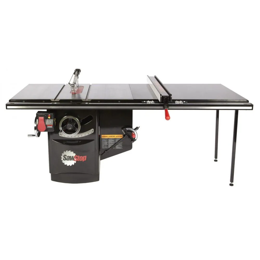 NEW Sawstop 10 Inch 7.5 HP 52 Inch Industrial Cabinet Saw 3-Phase 230 V