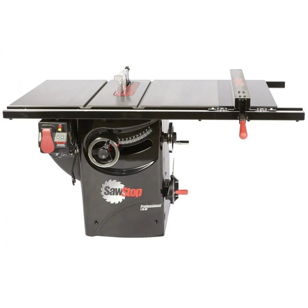 NEW Sawstop 10 in. 1.75 HP Professional Cabinet Saw with 30 in. Fence