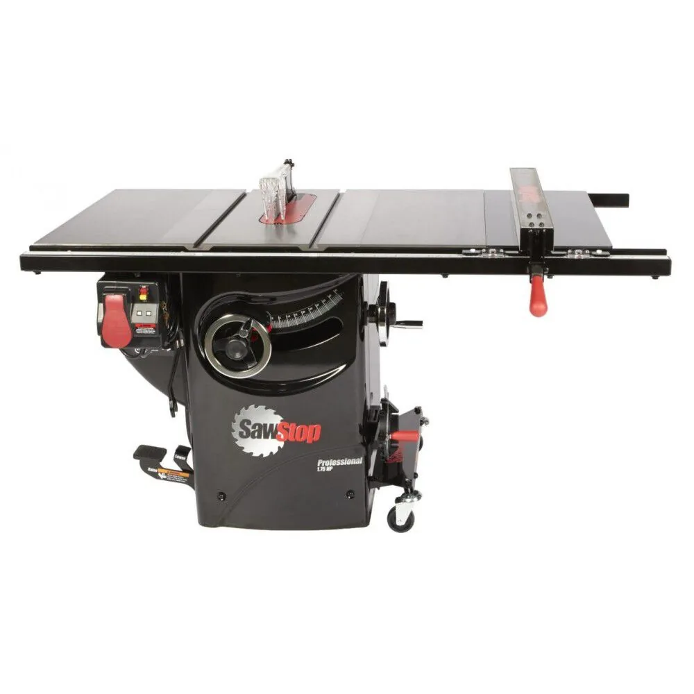 NEW Sawstop 10 in. 3 HP Professional Cabinet Saw with 30 In. Fence