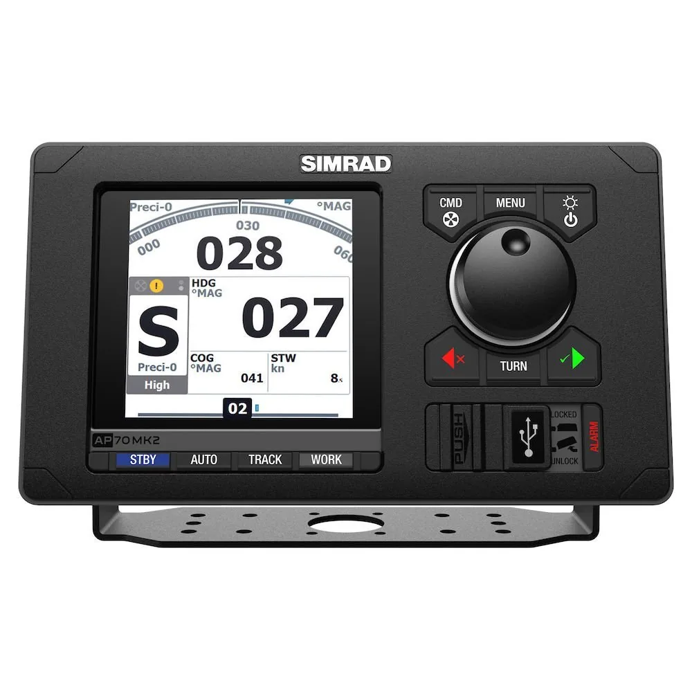 Simrad AP70 MK2 Autopilot IMO Pack f/Solenoid – Includes AP70 MK2 Control Head, AC80S Course Computer & RF45x Feedback