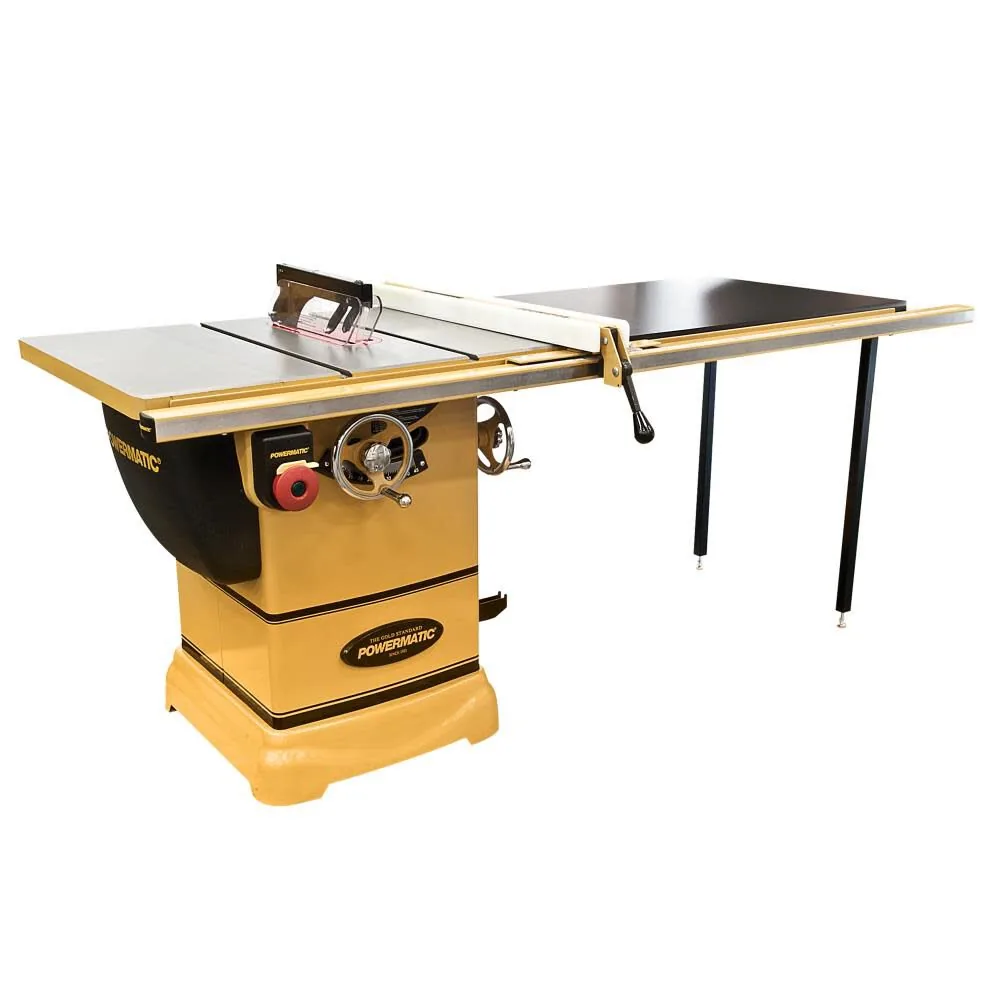 NEW Powermatic 1-3/4 HP 1PH Cabinet Table Saw with 52 In. Accu-Fence System