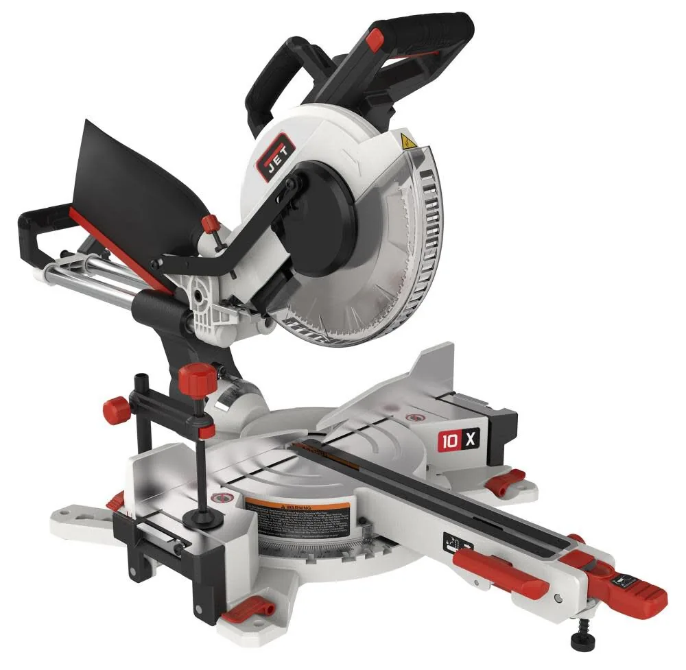 NEW JET 10in Sliding Dual Bevel Compound Miter Saw