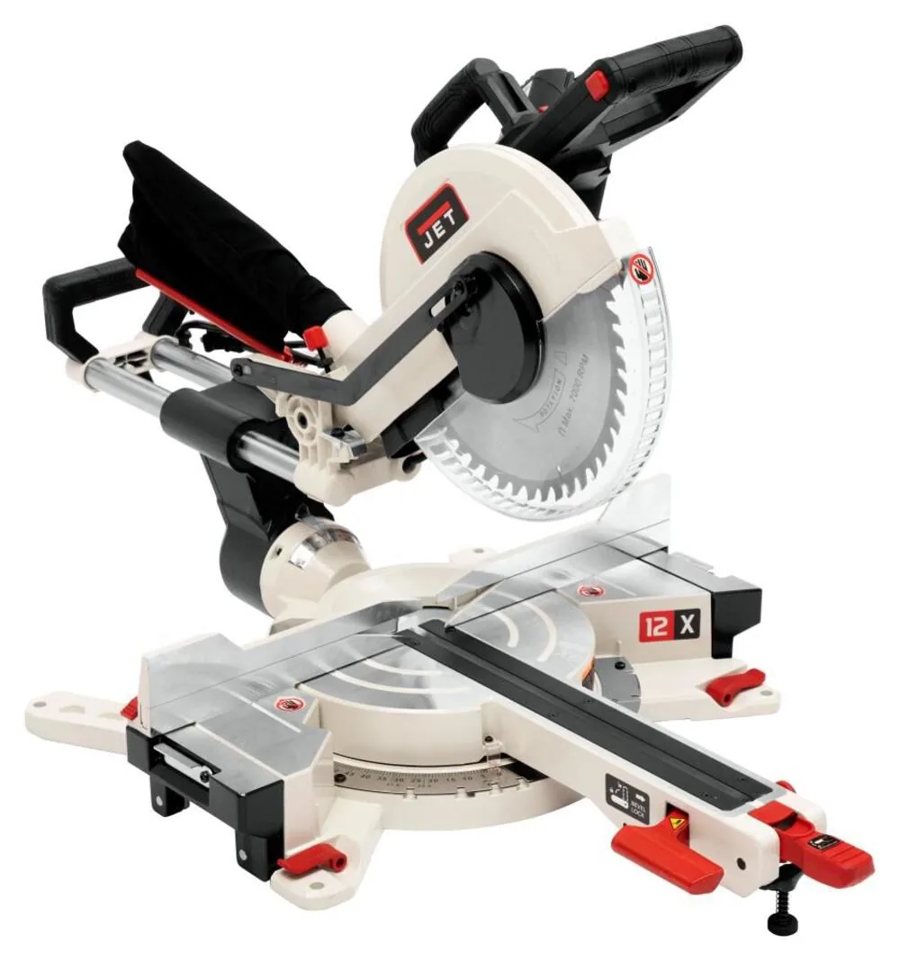 NEW JET 12in Sliding Dual Bevel Compound Miter Saw