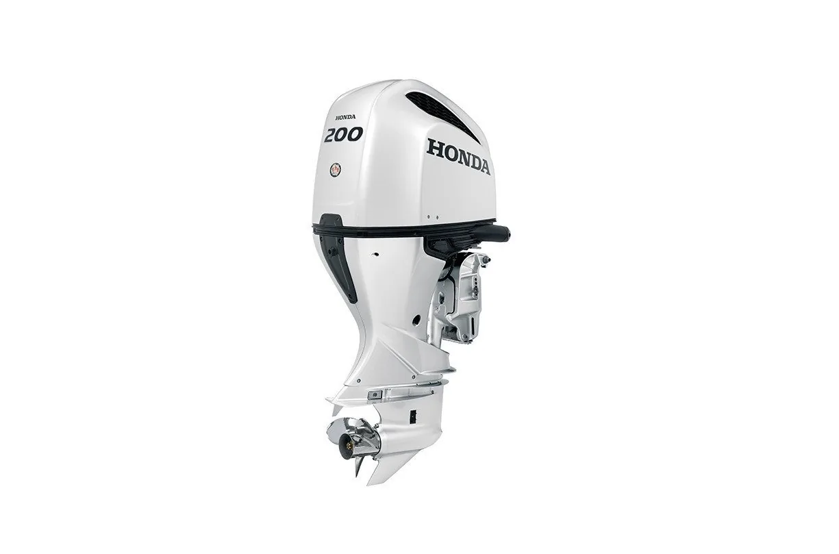 Honda 200HP BF200DXCRA White Counter Rotation Outboard – 25″ Shaft
