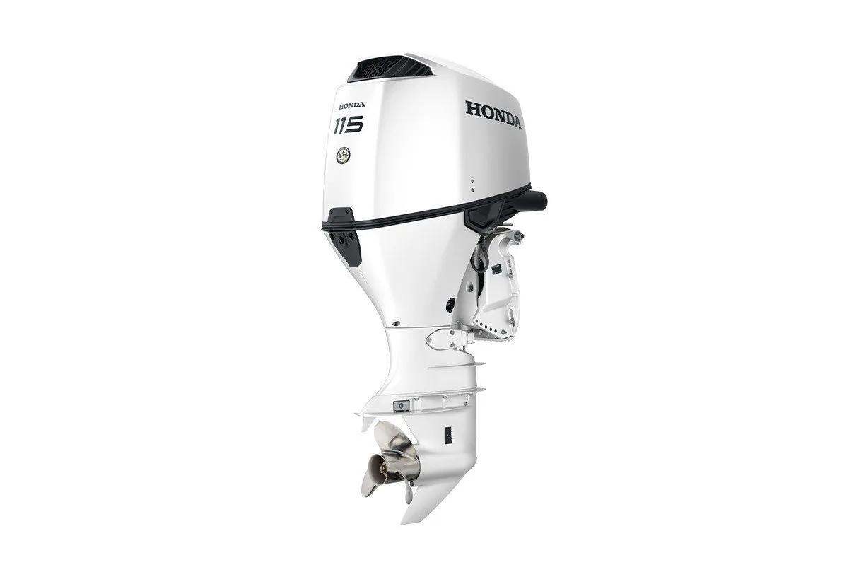 Honda 115HP BF115JXRA White Outboard – 25″ Shaft