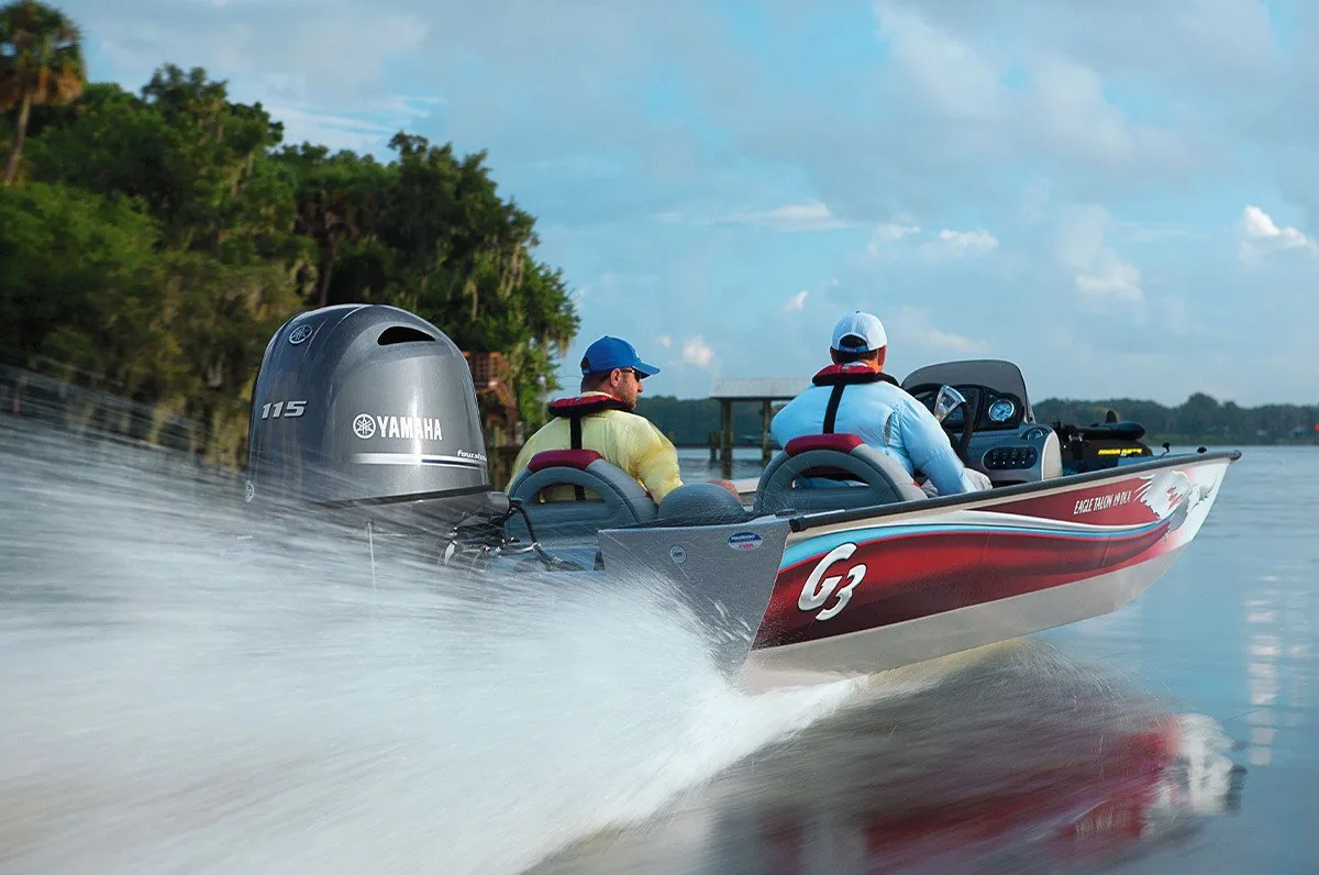 Yamaha 115HP F115LB 4-Stroke Outboard – 20″ Shaft